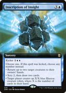 Inscription of Insight (Extended Art) (ZNR-329) [Zendikar Rising] Foil