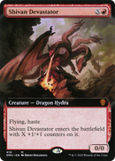 Shivan Devastator (Extended Art) (DMU-410) [Dominaria United] Foil