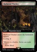 Sheltered Thicket (Extended Art) (Surge Foil) (WHO-1105) [Doctor Who] Foil