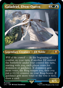 Galadriel, Elven-Queen (Display Commander) - Thick Stock (LTC-083) [Tales of Middle-earth Commander] Foil