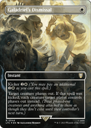 Galadriel's Dismissal (Borderless) (Surge Foil) (LTC-544) [Tales of Middle-earth Commander] Foil