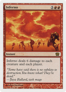 Inferno (8ED-196) [8th Edition] Foil