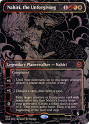 Nahiri, the Unforgiving (Oil Slick Raised Foil) (ONE-364) (Borderless) [Phyrexia: All Will Be One] Foil