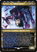 Kotose, the Silent Spider (Showcase) (NEO-351) [Kamigawa: Neon Dynasty] Foil