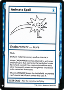 Animate Spell (CMB1-016) [Mystery Booster Playtest Cards 2019]