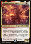 Quintorius, Loremaster (PPMOM-250) [Promo Pack: March of the Machine Promos] Foil