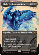 Maha, Its Feather Night (Borderless) (BLB-289) (Showcase) [Bloomburrow]