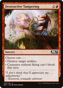 Destructive Tampering (M21-141) [Core Set 2021] Foil