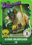 Garruk Wildspeaker (SLD-749) (Autographed) (Borderless) [Secret Lair Drop] Foil