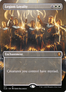 Legion Loyalty (Borderless) (CLB-371) [Commander Legends: Battle for Baldur's Gate] Foil