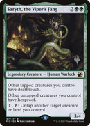 Saryth, the Viper's Fang (PPMID-197P) [Promo Pack: Innistrad: Midnight Hunt Promos] Foil