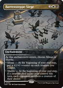 Barrensteppe Siege (Borderless) (TDM-384) [Tarkir: Dragonstorm] Foil