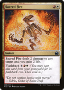 Sacred Fire (MID-239) [Innistrad: Midnight Hunt] Foil