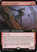 Defiler of Instinct (Extended Art) (DMU-406) [Dominaria United]