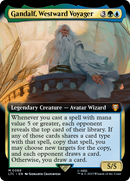 Gandalf, Westward Voyager (Extended Art) (LTC-089) [Tales of Middle-earth Commander]