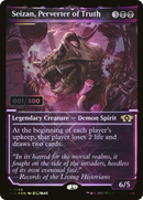 Seizan, Perverter of Truth (Serial Numbered) (MUL-145) (Showcase) [Multiverse Legends] Foil