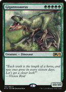 Gigantosaurus (M19-185) [Core Set 2019] Foil