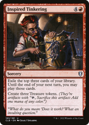 Inspired Tinkering (CLB-183) [Commander Legends: Battle for Baldur's Gate] Foil