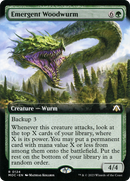 Emergent Woodwurm (Extended Art) (MOC-124) [March of the Machine Commander] Foil