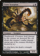 Giant Scorpion (ZEN-090) [Zendikar] Foil
