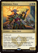 Severance Priest (PPTDM-222) [Promo Pack: Tarkir: Dragonstorm] Foil