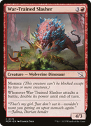 War-Trained Slasher (MOM-172) [March of the Machine] Foil