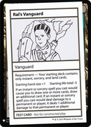 Ral's Vanguard (CMB1-001) [Mystery Booster Playtest Cards 2019]