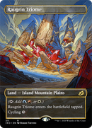 Raugrin Triome (Showcase) (IKO-311) (Borderless) [Ikoria: Lair of Behemoths]