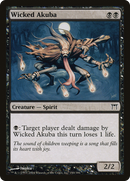 Wicked Akuba (CHK-150) [Champions of Kamigawa] Foil