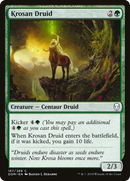 Krosan Druid (DOM-167) [Dominaria] Foil