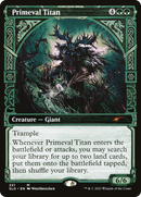 Primeval Titan (SLD-221) (Showcase) [Secret Lair Drop] Foil