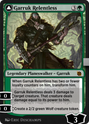 Garruk Relentless // Garruk, the Veil-Cursed (SIS-049) [Shadows of the Past]