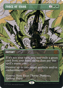 Force of Vigor (Textured Foil) (OTP-073) (Borderless) [Breaking News] Foil