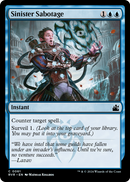 Sinister Sabotage (RVR-061) [Ravnica Remastered]