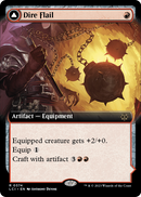 Dire Flail (Extended Art) (LCI-374) [The Lost Caverns of Ixalan] Foil