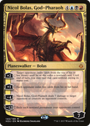 Nicol Bolas, God-Pharaoh (PPSTX-140) [Promo Pack: Hour of Devastation Promos] Foil