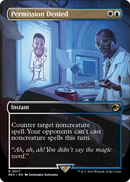 Permission Denied (Borderless) (REX-017) [Jurassic World Collection] Foil