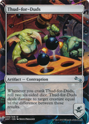 Thud-for-Duds (UST-206) (Borderless) [Unstable] Foil