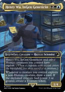Henry Wu, InGen Geneticist (Borderless) (Emblem) (REX-037) [Jurassic World Collection] Foil