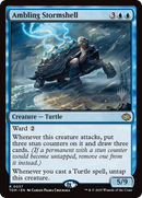 Ambling Stormshell (PPTDM-037) [Promo Pack: Tarkir: Dragonstorm] Foil