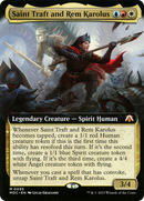 Saint Traft and Rem Karolus (Extended Art) (MOC-095) [March of the Machine Commander] Foil