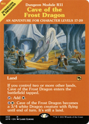 Cave of the Frost Dragon (Dungeon Module) (AFR-350) (Showcase) [Adventures in the Forgotten Realms] Foil