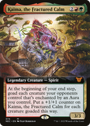 Kaima, the Fractured Calm (Extended Art) (NEC-074) [Neon Dynasty Commander]