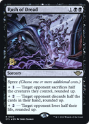 Rush of Dread (PRE-104) [Outlaws of Thunder Junction Promos] Foil