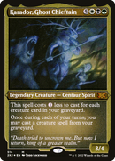 Karador, Ghost Chieftain (Foil Etched) (2X2-514) [Double Masters 2022] Foil