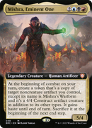 Mishra, Eminent One (Extended Art) (BRC-048) [The Brothers' War Commander] Foil