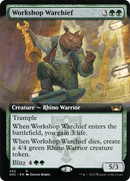 Workshop Warchief (Extended Art) (SNC-432) [Streets of New Capenna] Foil