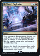Ill-Timed Explosion (PRE-207) [Murders at Karlov Manor Promos] Foil