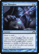 Last Thoughts (GTC-040) [Gatecrash] Foil
