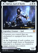 Halvar, God of Battle (PRE-15S) [Kaldheim Promos] Foil